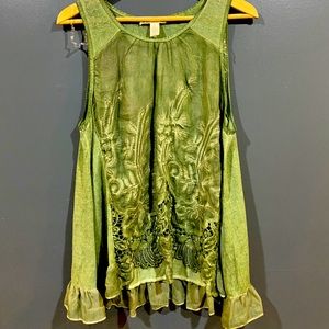 Indigo thread co. Tank top blouse